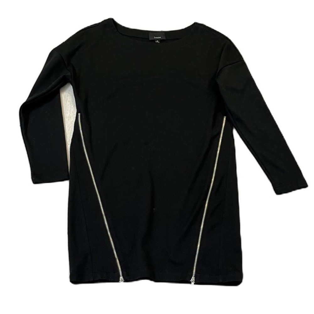 Lumiere Black Crewneck T-Shirt Dress Women’s Large